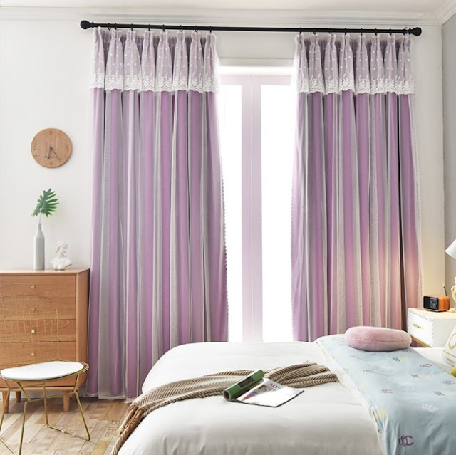 double curtain ideas for bedroom