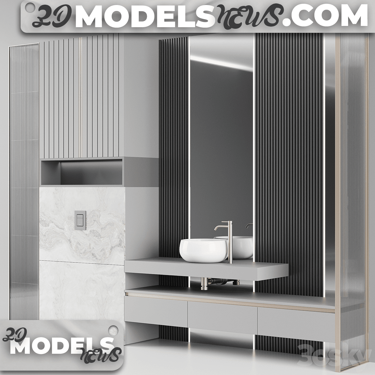 Bathroom Console Model No17 2