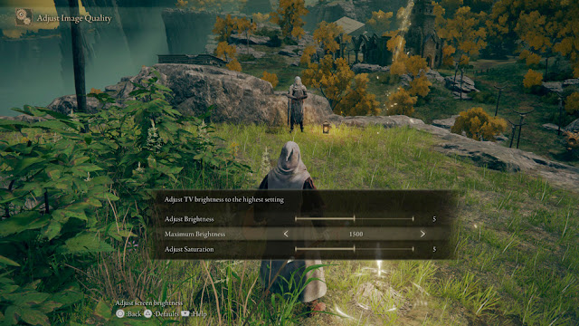 Elden Ring HDR Settings screen