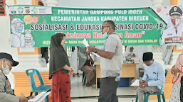 Gampong Pulo Iboeh Kembali Sukseskan Vaksinasi Massal