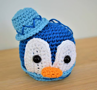 PATRON GRATIS BOLA DE NAVIDAD PINGUINO AMIGURUMI 55966