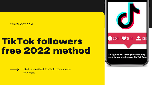 TikTok followers free 2022 method, How to get tiktok followers instantly.
