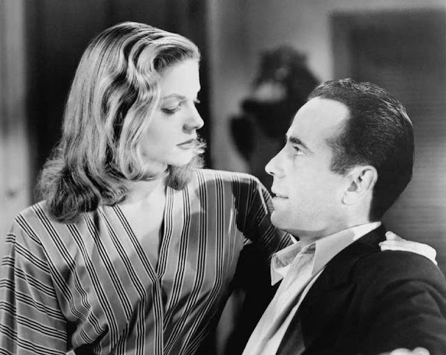 Lauren Bacall y Humphrey Bogart.