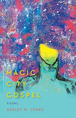 Book cover of Magic City Gospel with a colorful artistic expression a woman with an afro