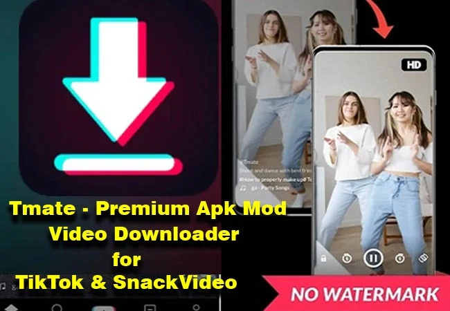 Tmate - Video Downloader for TikTok, SnackVideo & Likee No Watermark Logo