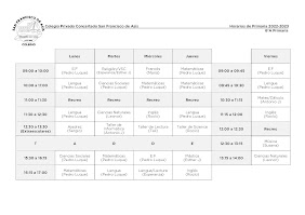 HORARIO 6º A