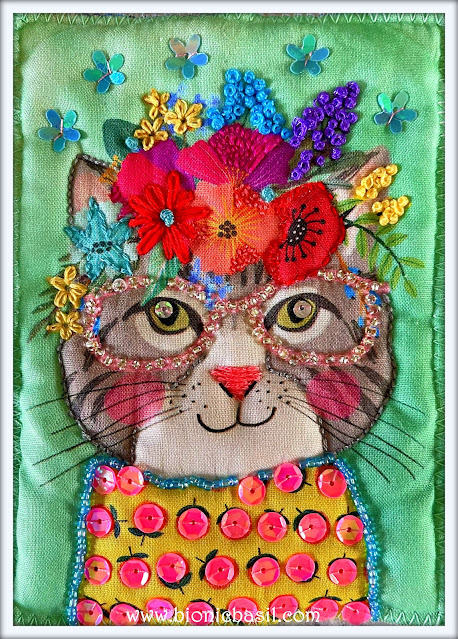 The BBHQ Midweek News Round-Up ©BionicBasil® The P.A.'s Cute Embroidery Picture of Purrtuna