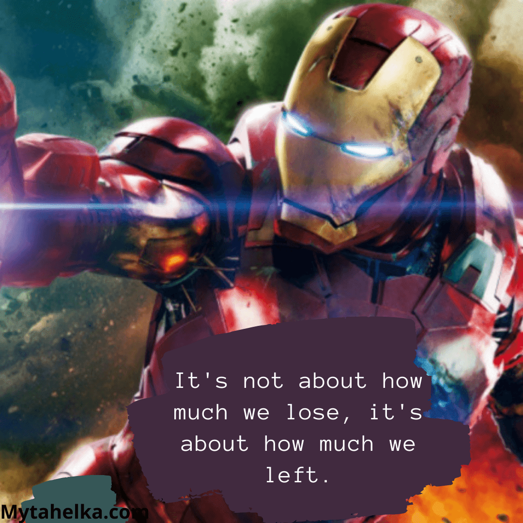 Movieflix Iron man Quotes