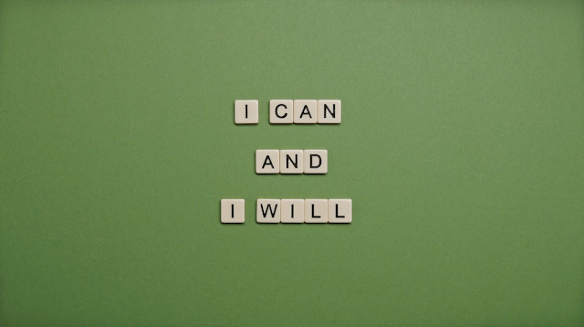 When you feel like giving up, think I can and I will