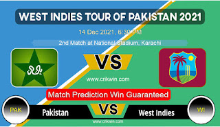 West Indies tour of Pakistan 2021: Match 2nd, West Indies vs Pakistan, Match Prediction – Who will win today’s match?