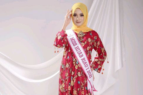 Pyka Anggiana Putri Wakili Riau di Pemilihan Miss Hijab Indonesia 2021