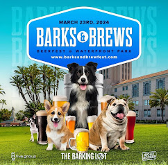Promo code SDVILLE saves on tickets to San Diego's Barks & Brews Festival on March 23!