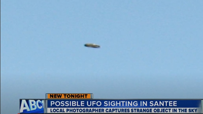 Santee San Diego UFO image.