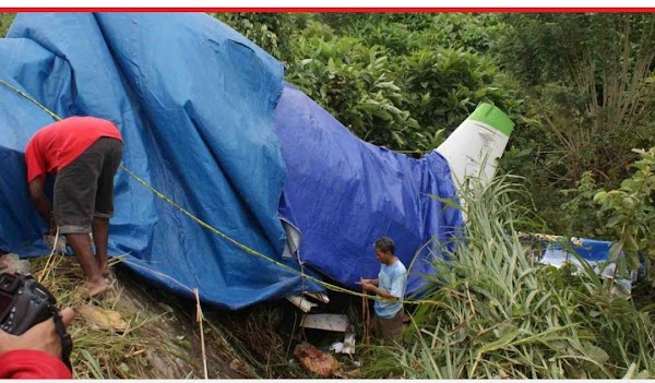 Pesawat Latih Sky Ranger Jatuh