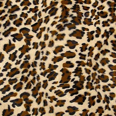 Pelo leopardo acrílico