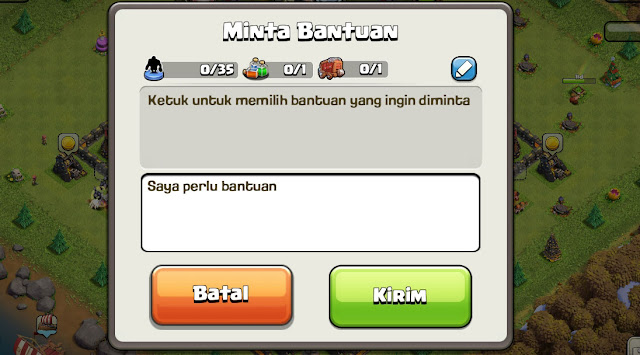 Cara Meminta Donasi Pasukan di Game Clash of Clans