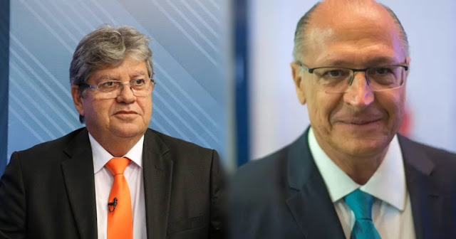 João Azevêdo publica mensagem de boas vindas a Alckmin após filiação ao PSB