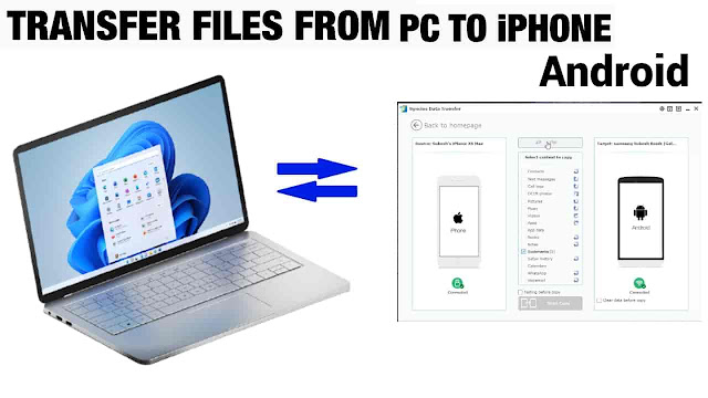 Transfer files from phone to PC wireless