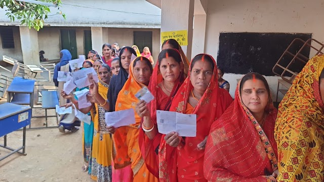 विशुनपुरा प्रखंड में 32 मतदान केंद्रों पर शांति पूर्व मतदान सम्पन्न Vishunpura 