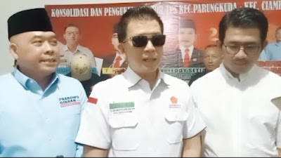 Partai Gerinda melalui Caleg DPRD Kabupaten Sukabumi daerah pemilihan (DAPIL) 2 Tedi Setiad