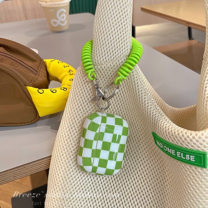 [ bg_bde5702 ] ↖On sale↗Ins checkerboard เชือกมือเหมาะสำหรับ AirPods เปลือกป้องกัน Apple 2nd generation 3rd generation Pro Bluetooth ชุ