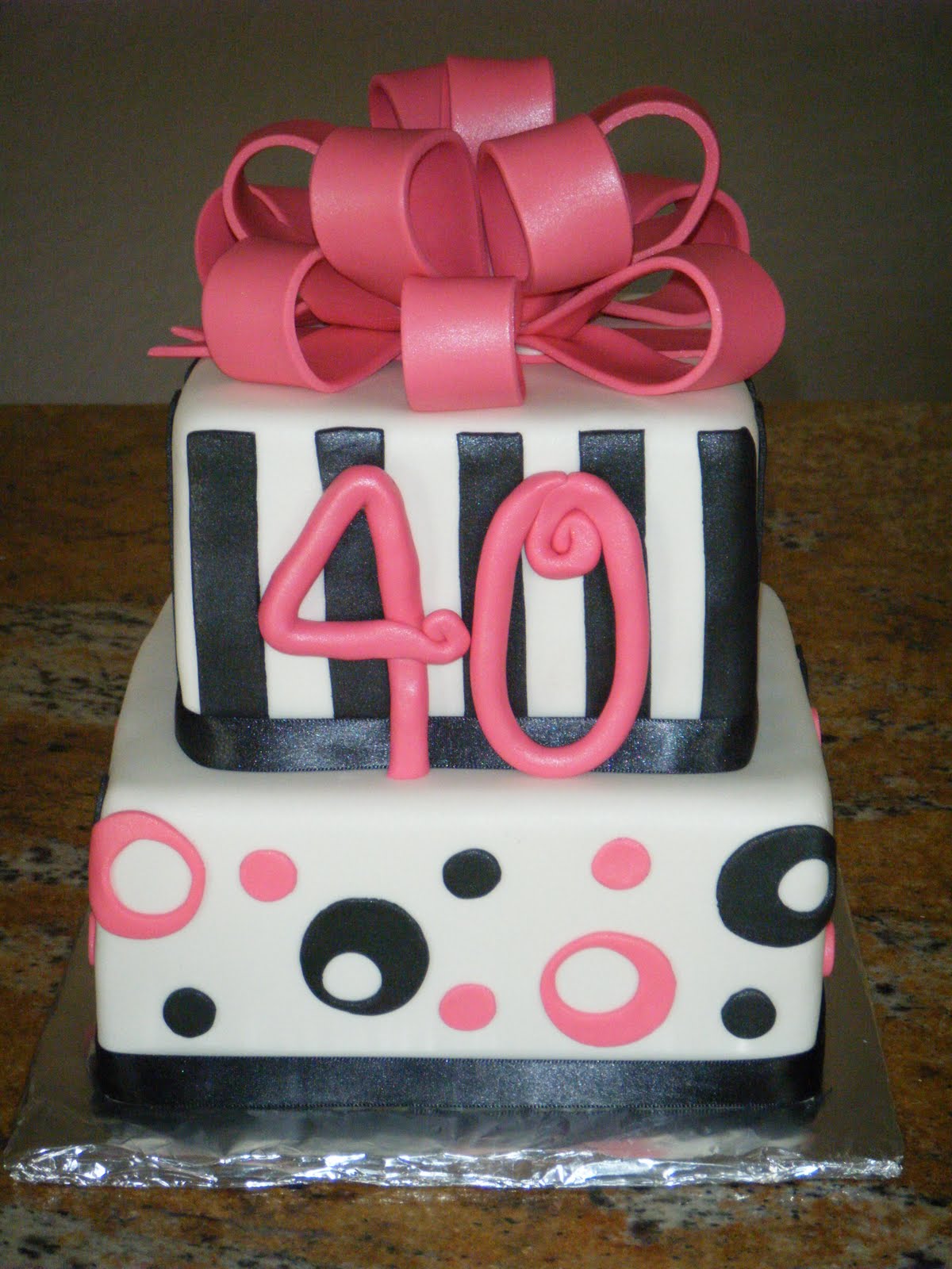 Birthday Cakes for 40 Year Olds