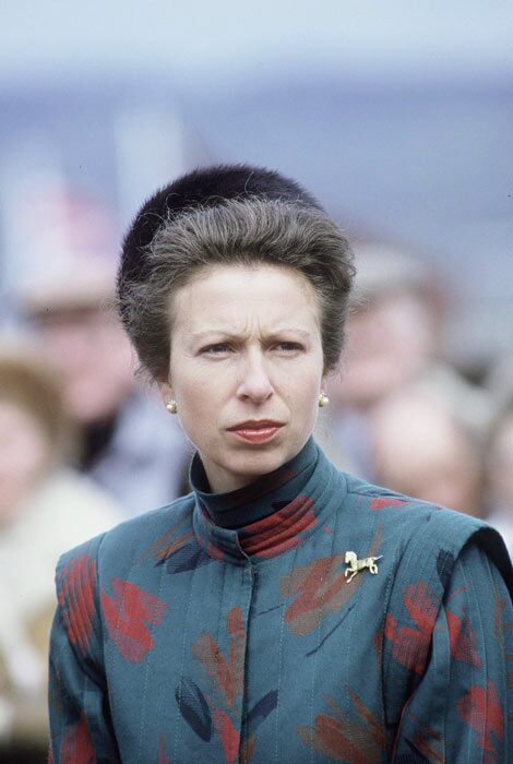 Princess Anne often wears her horse brooch to equestrian events