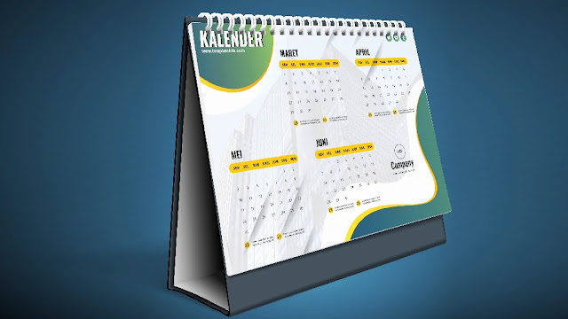 Download Kumpulan Template Kalender Meja 2021 CDR