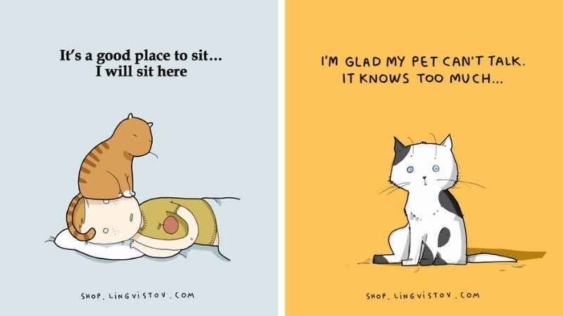 15 Illustrated Truths About Cats That Every Cat Owner Will Understand