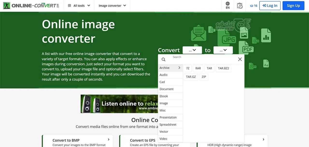 Online Convert website