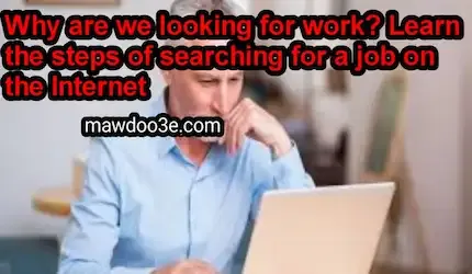 Why Are We Looking For Work? Steps of Searching For a Job on the Internet