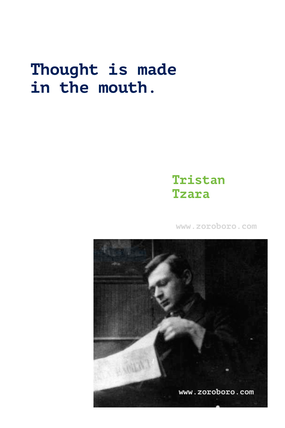 Tristan Tzara Quotes. Tristan Tzara Poems. Tristan Tzara Dada Art. Tristan Tzara Books Poems. Tristan Tzara Quotes. Seven Dada Manifestos and Lampisteries.