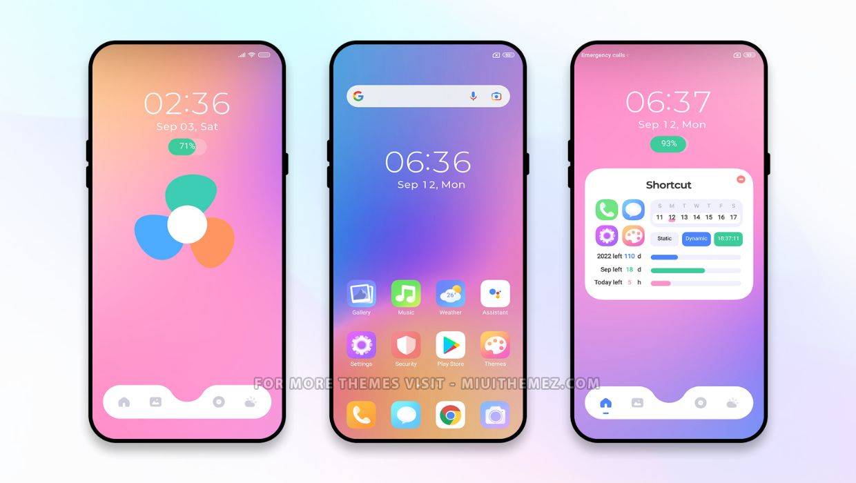 Colorful Gradient MIUI Theme