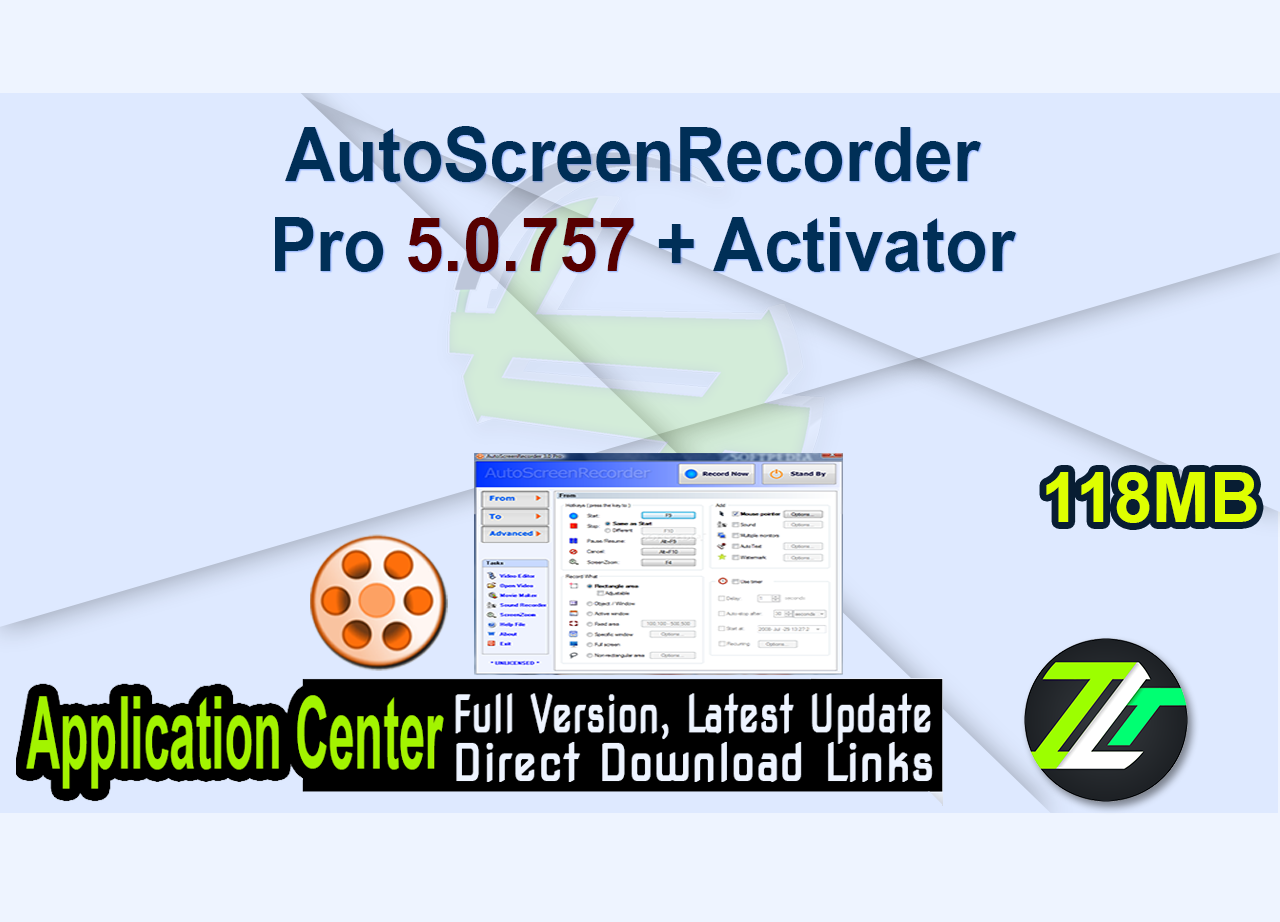 AutoScreenRecorder Pro 5.0.757 + Activator