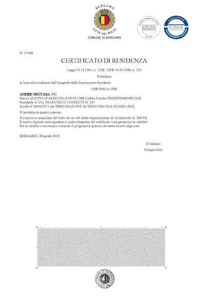 Ahmed Mujtaba Cf Italia,Ts Italia Europe And Tin Italia Europe