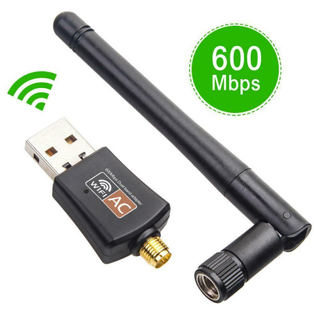 Mini 150/600Mbps USB Wifi Adapter 5.8GHz+2.4GHz USB2.0 WiFi Receiver Wireless Network Card Lan High Speed Wi-Fi Antenna