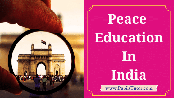 What Is The History Of Peace Education In India? | Highlight Key Historical Development Of Peace Education In India | Brief Peace Education History - pupilstutor.com
