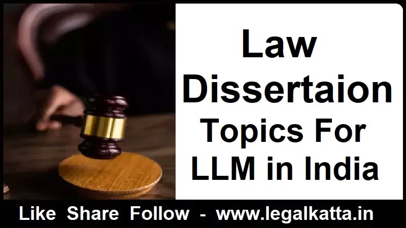 dissertation topics for law students