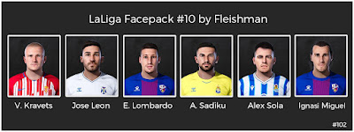 PES 2021 LaLiga Facepack #10 by Fleishman
