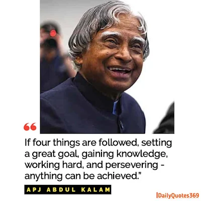 apj abdul kalam quotes for success,