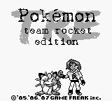 Pokemon TRE: Team Rocket Edition Cover