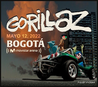 Concierto de Gorillaz en Bogotá 2022