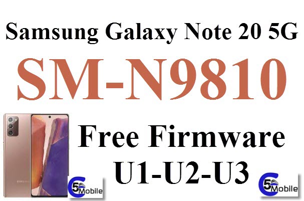 Samsung Galaxy Note 20 5G N9810 note g cq sm n firmware-nb-nu-nb-ultra-stock-nu