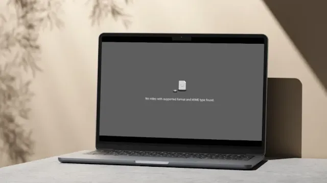 Cara Mengatasi Video Format or MIME Type Is Not Supported