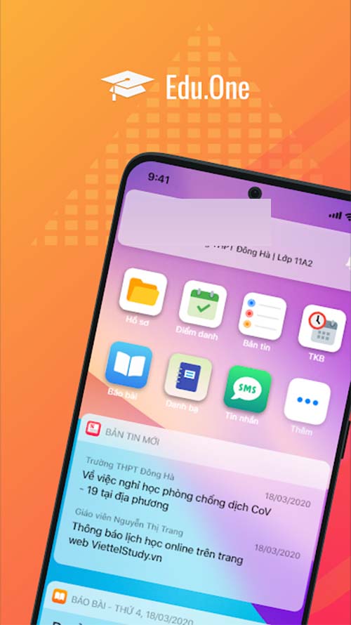 Tải Edu One - Ứng dụng tra cứu điểm trên smsedu.smas.vn f