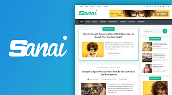 Sanai Blogger Template