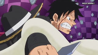 ワンピースアニメ WCI編 854話 ルフィ かっこいい Monkey D. Luffy  | ONE PIECE ホールケーキアイランド編