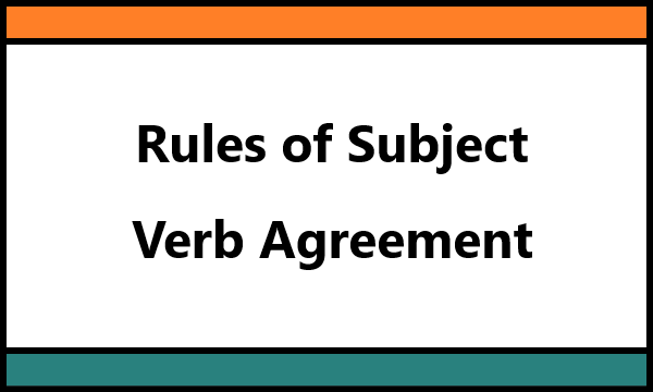 Rules of Subject Verb Agreement in Hindi