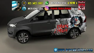 Mobil,Avanza,Cutting Sticker,Cutting Sticker Bekasi,sticker  mobil,doraemon,jakarta,Bekasi,Zombie,