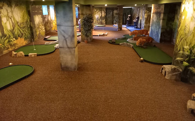 Indoor Mini Golf at the Palace Fun Centre in Rhyl